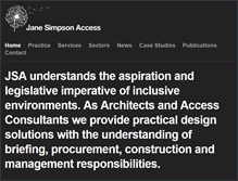 Tablet Screenshot of janesimpsonaccess.com